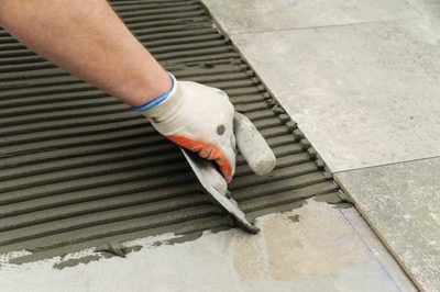 Tile Floor Install